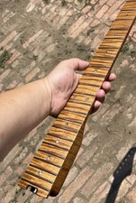22frets Roasted flame Maple guitar neck suhr Wheel truss rods Radius 12 inch
