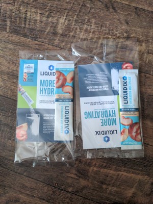 Liquid I.V. Hydration Multiplier Electrolyte Drink Mix White Peach (2) packets
