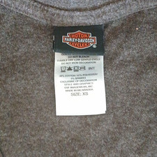 Harley-Davidson Women s Gray V-Neck Long Slee...