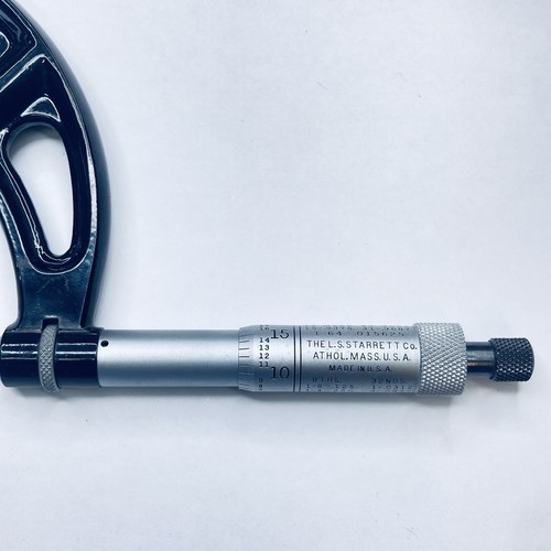 Starrett 224AA-RL Interchangeable Anvil Micrometer .001" 0-4"Range w/Case - NICE - Picture 9 of 19