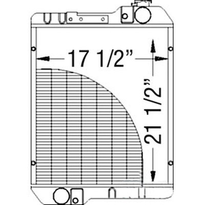 1706-6546 - Radiator Fits Case/International Harvester