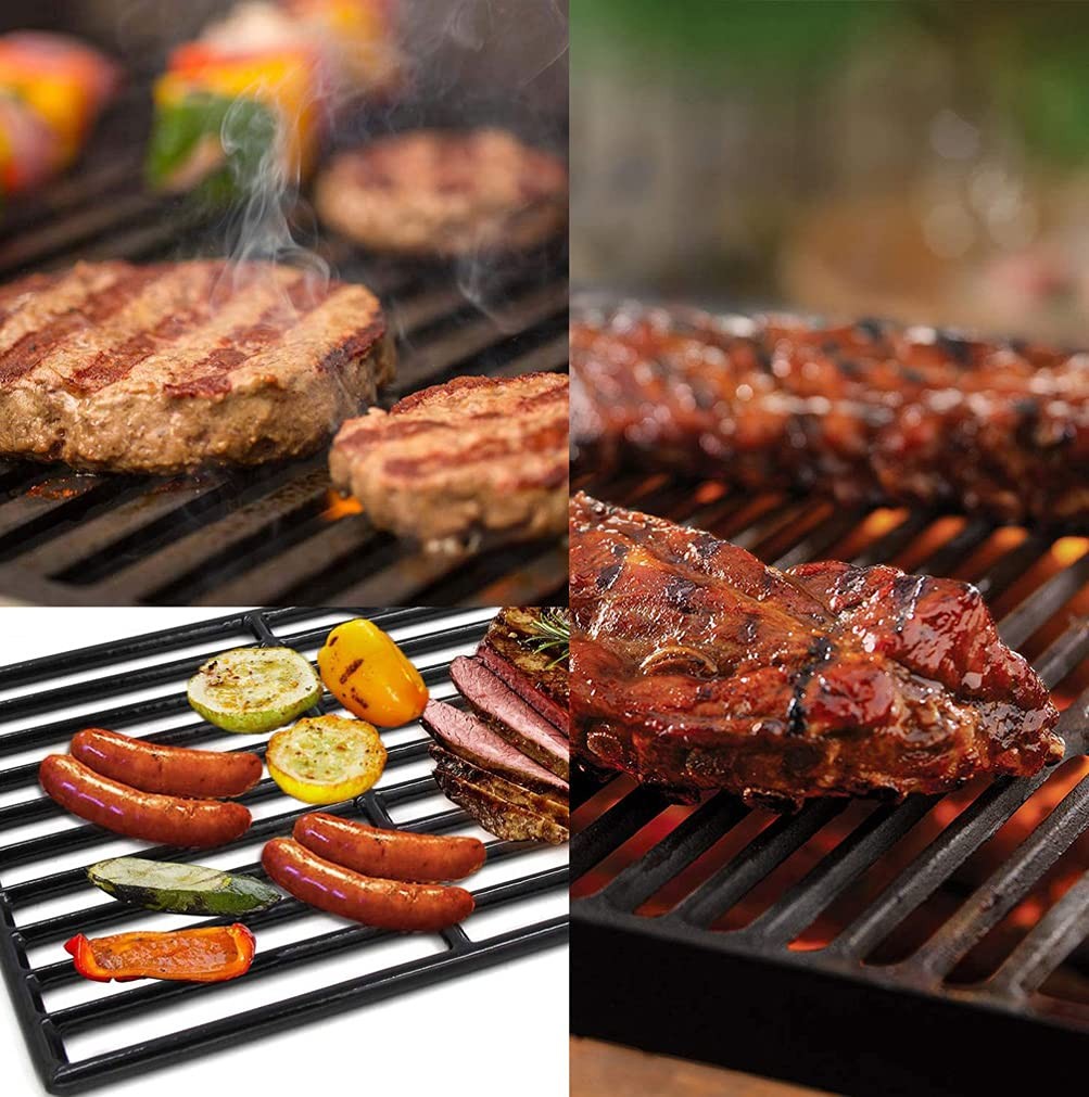 C6602D (4-Pack) 17 3/8" Cast Iron Cooking Grates for Broil King Baron 320, 34...