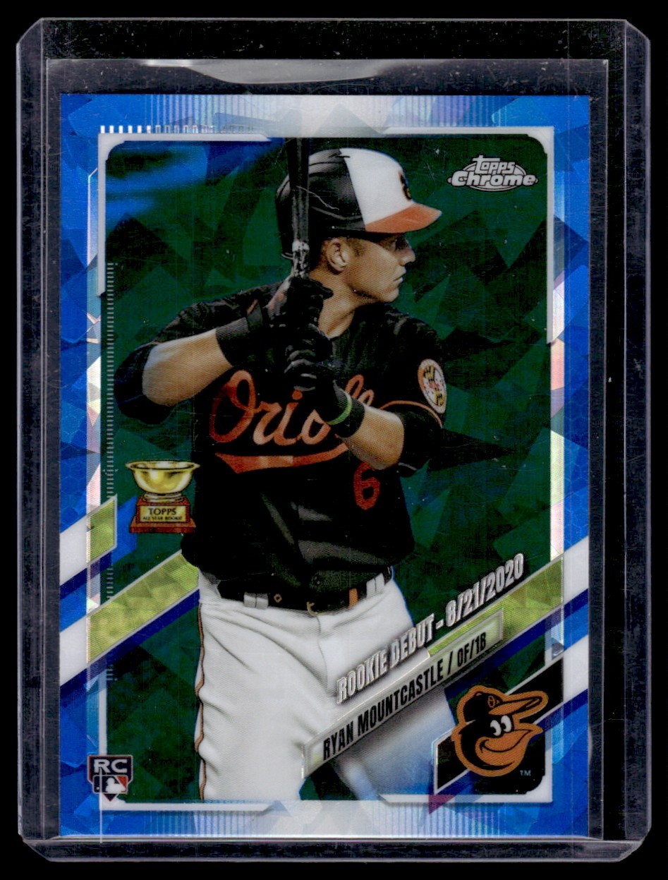 2021 Topps Chrome Sapphire Ryan Mountcastle Rookie Baltimore Orioles #US265