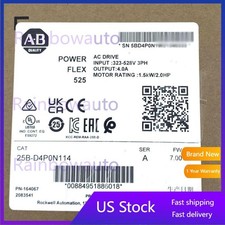 AB 25B-D4P0N114 Allen Bradley PowerFlex 525 1.5kW 2Hp AC Drive New Sealed 2023