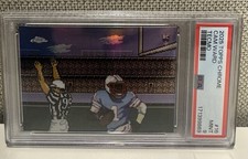 2025 Topps Chrome Cam Ward Tecmo Super Bowl RC SSP Case Hit PSA 9 Titans