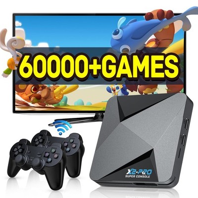 Kinhank Super Console X2 Pro Built-in 60,000+ Classic Games,Retro Video Conso...