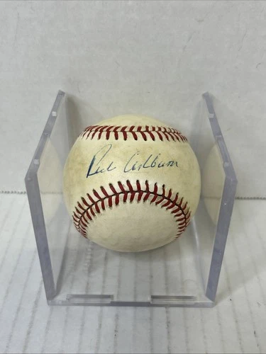 Richie Ashburn Signed Rawlings National League Baseball Philadelphia Phillies D3
