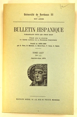 LUCAS DE IRANZO MONTEMAYOR LOPE DE VEGA JUDIOS PICARESQUE BULLETIN HISPANIQUE NC - Photo 1/4