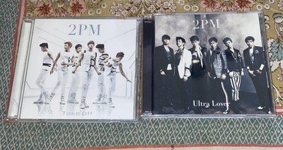 2PM - 2 Japanese CD Lot (Ultra Love & Take Off)