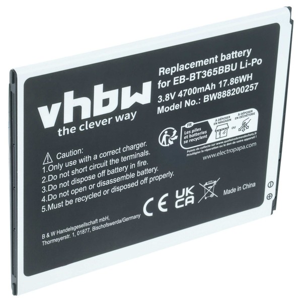 Akku FüR Samsung Galaxy Tab Active 2 Lte Active 2 8.0 Wifi 4700Mah 3,8V-image