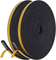 Dichtungsband FüR TüRen Fenster 10Mm(B) X6Mm(D)10M(L) Selbstklebend Schaumstoffb
