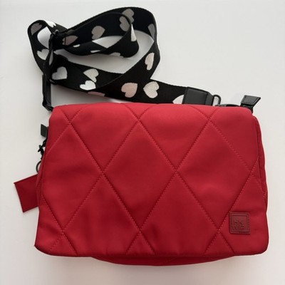 Shawn Killinger x IHKWIP Red Quilted Heart Crossbody Messenger Bag Charm