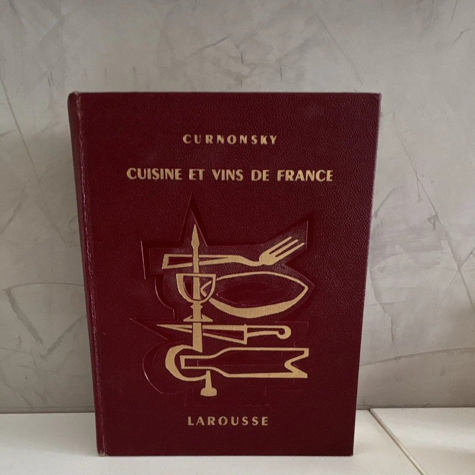 Larousse Cuisine et vins de France relié, Curnonsky, livre de recettes français - Photo 1/4