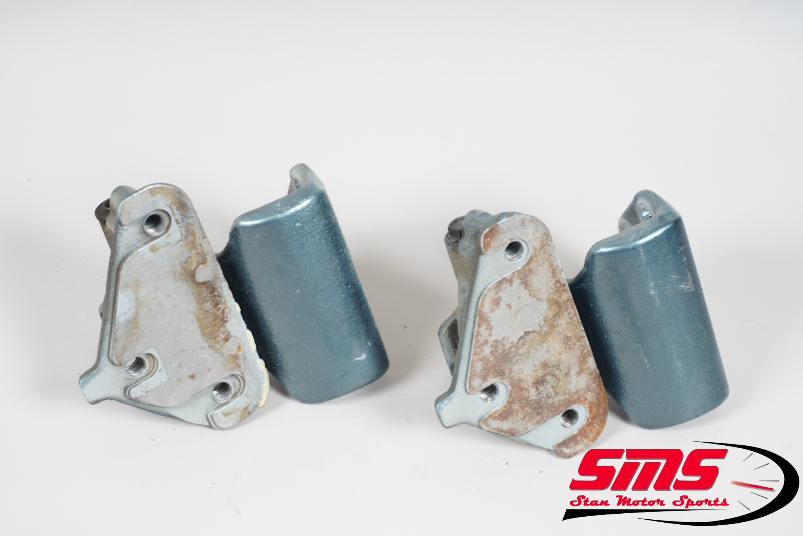 99-08 Maserati Spyder 3200 4200 M138 Left Door Hinges Upper & Lower Set LH OEM