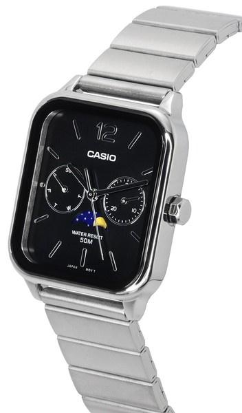 Casio Standard Analógico Fase Lunar Esfera Negra Cuarzo MTP-M305D-1A Reloj Hombre 2