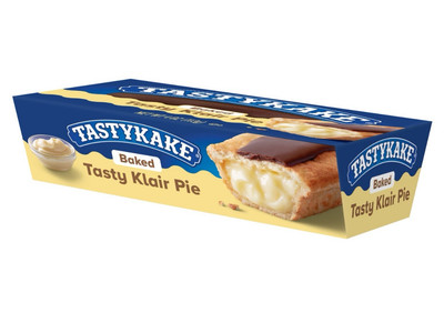   New Tastykake Baked Tasty Klair Pie Filled Pastries Small 4oz (2-Pack)
