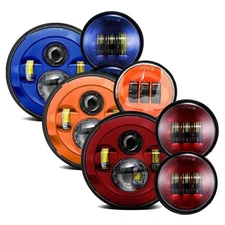 Eagle Lights 7" LED Headlight and 4.5" LED Passing Light Kit for Harley-Davidson