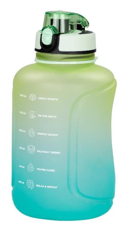 Reeho Sport Bottiglia di Acqua in Vetro 500ml/ 1000ml/ 1 Litro, Borraccia in Vetro Borosilicato con Custodia in Neoprene e Tappo in Acciaio Inossidabile (1000ml, Rami in fiore