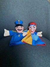 Silly Puppets Marionnette ventriloque ours en coton marron, 65 cm, à partir de 5 ans