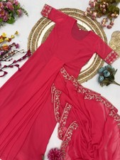 Ready-to-Wear Designer Saree for Adults Bollywood Party and Indian Pakistani Wed