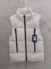 UA Limitless Down Vest  Cream White Size S $210 NWT