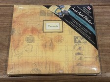 New TRAVELS Dimensional 8  ALBUM KIT w/Pages  Stickers POSTBOUND WESTRIM 2005