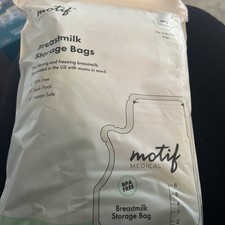Motif Medical Breast Milk Storage Bags 8oz Single Use Bags 100 count BPA-Free