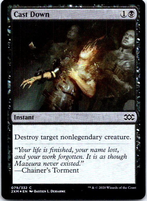Cast Down C Double Masters FOIL 79 NM NM-LP