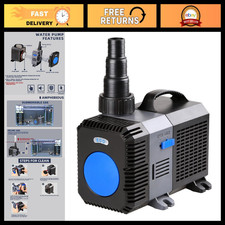 High-flow Electric Inline Submersible Pump 4226gph For Pond Aquarium Fountain High-flow Electric Inline Submersible Pump 4226gph For Pond Aquarium Fountain