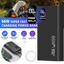 40000mAh Power Bank Fast Charging Battery Pack Portable Charger for Cell Phone