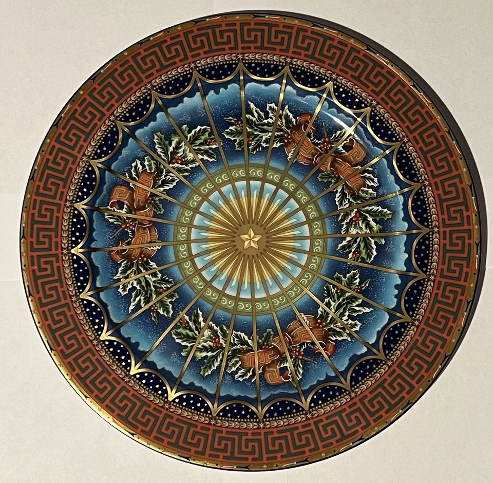 Rosenthal meets Versace, "Versace Silent Night 1999" Platzteller 30 cm Groß