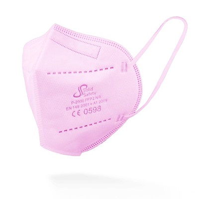 SolidSafety Filtrierende Halbmaske FFP2 NR, Box á 5 Stck., pink | Box (5 Stück)