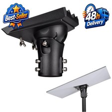 PowGrow Adjustable Pipe Adapter for Starlink Gen 3/4/4X Dish - Black