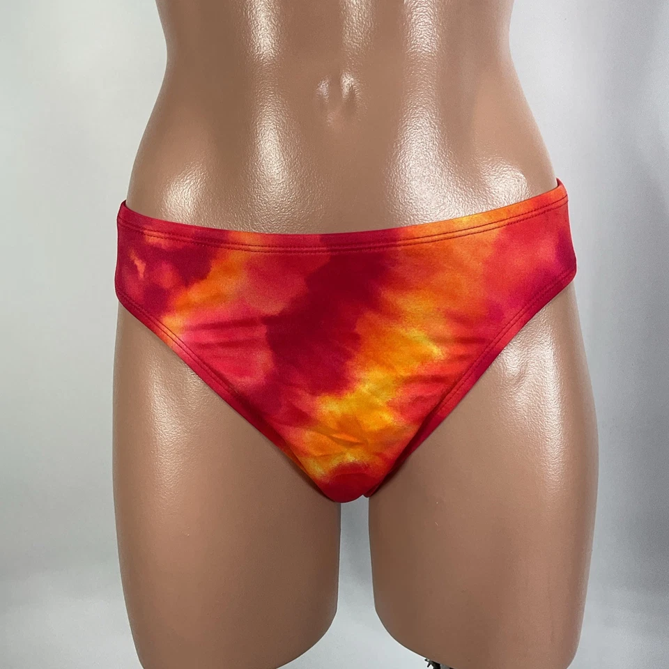 Bikini Catalina Dos Piezas Corte Alto Parte Inferior De Colección Años 90 S/M y2k Tie Dye Ombre Foto 4 de 4