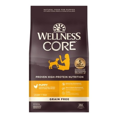 Wellness CORE Puppy Dry Dog Food, Grain-Free, High Protein, Natural, Chicken