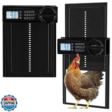Automatic Chicken Coop Door, Battery Powered Electric Chicken Coop Door with 