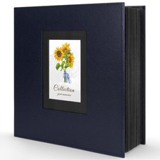 Photo Album 4x6 600 Photos, Leather Cover Extra Large Capacity Holds 600 Hori...