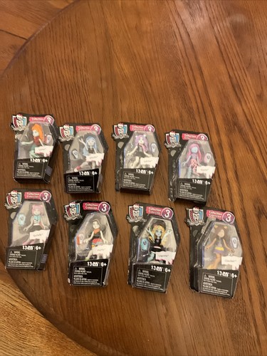 2015 MOSC MONSTER HIGH ALLE 8 MEGA BLOKS GHOUL SAMMLUNG SERIE 3 GESCHENKSETS