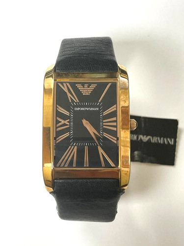 Emporio Armani Brown Leather Mens Watch AR2034/ No Box