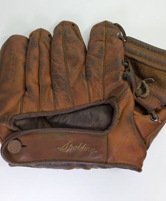 1950's Spalding Professional Model 1185 Baseball Glove Streamlined