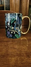 Coffee Mug Blue and Gold Colors by Rifle Paper Company