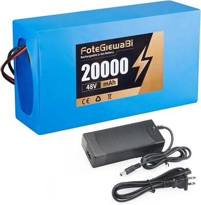 48V 20AhLi-ion Battery Pack 1000W 1200W Ebike Bicycle E Bike Motor BMS