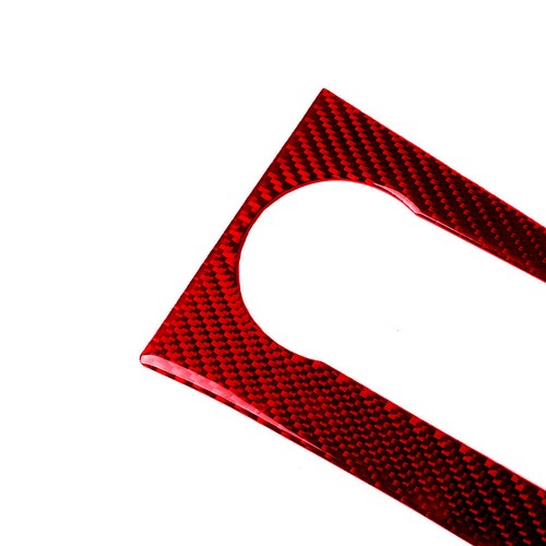 Red Carbon Fiber Console Air Vent Outlet Cover For Mercedes-Benz C Class W204 - Picture 4 of 16