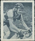 bh30 rara original figurina card quiz calendario 1952 n 186 ciclismo cycling