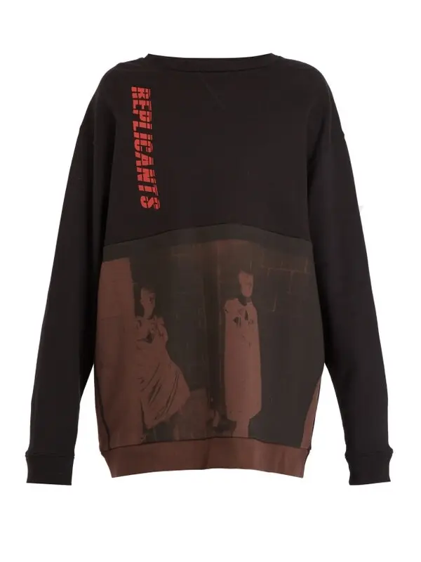 Raf Simons SS18 Oversized Replicant Crewneck Sweater | eBay