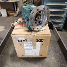 NEW DODGE TIGEAR RIGHT ANGLE WORM GEAR SPEED REDUCER 10:1 RATIO 2 HP 202Q10L56