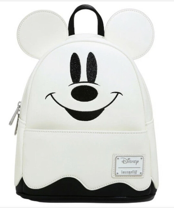Loungefly Disney Mickey Mouse Ghost Mini Backpack New With  display picture 2