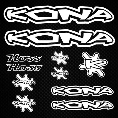 Kona Hoss aufkleber Fahrrad Rahmen Radfahren Stickers Decals Bike Frame MTB