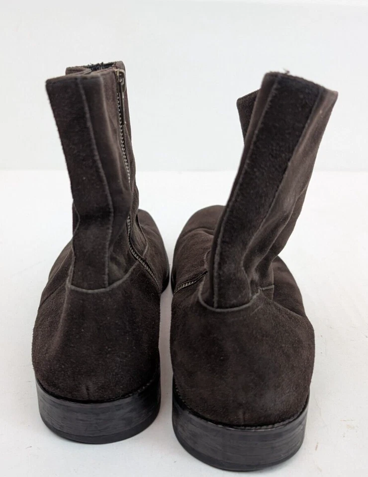 GORDON RUSH Men's Size 10.5 Dillion Chocolate Brown Suede Zip Dress Ankle Boots - Image 3 of 4