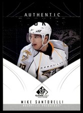2009-10 SP Game Used Mike Santorelli Rookie /699 Nashville Predators #127